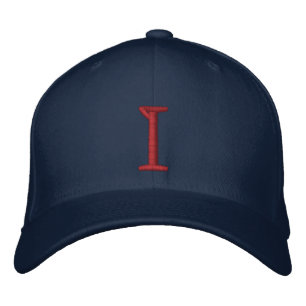 Monogrammed I Adjustable Cap