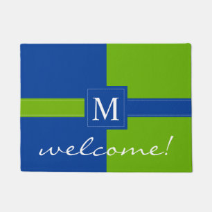 Monogrammed Initial Welcome Doormat
