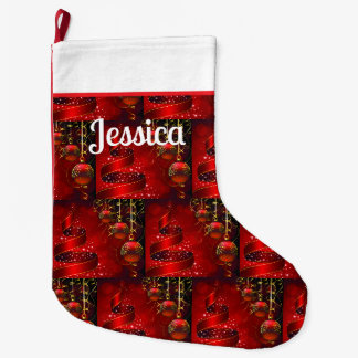 Monogrammed jingle bells Christmas Stocking