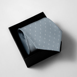 Monogrammed Light Blue Tie