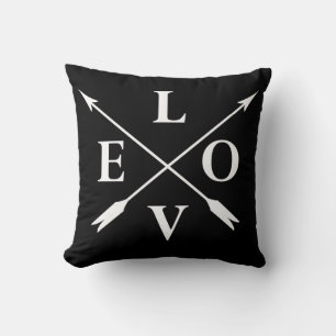 monogrammed love cushion