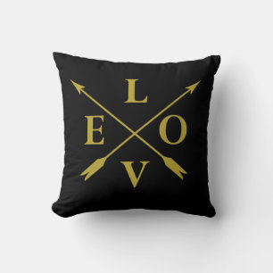 monogrammed love cushion