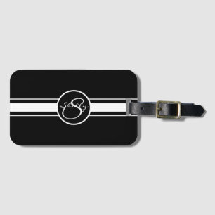 Monogrammed Luggage Tag