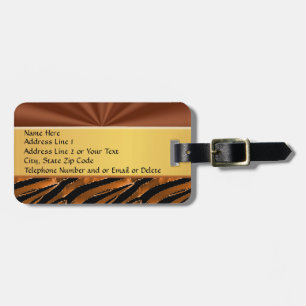 Monogrammed Luggage Tags for Women
