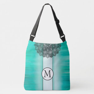 Monogrammed Mandala Crossbody Bag
