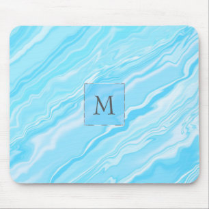 Monogrammed Marble Mouse Pad
