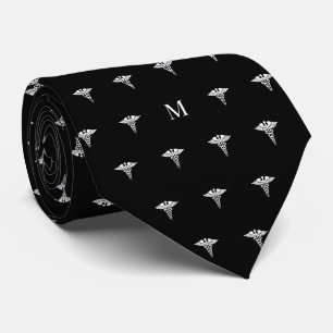 Monogrammed Medical Doctor Med School Graduation Tie