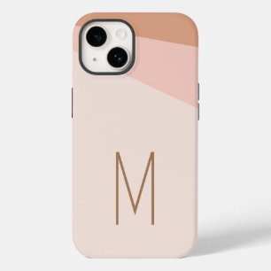 Monogrammed Modern Plain Initial Case-Mate Case-Mate iPhone 14 Case