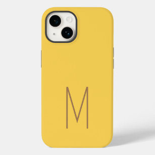 Monogrammed Modern Plain Initial Case-Mate iPhone 14 Case