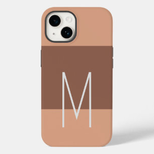 Monogrammed Modern Plain Initial Case-Mate iPhone 14 Case