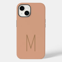 Monogrammed Modern Plain Initial