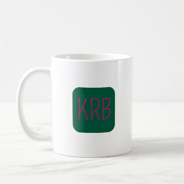 Monogrammed Mug - Custom (Left)