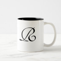 Monogrammed Mug for Silver Fairy Tale Wedding Line