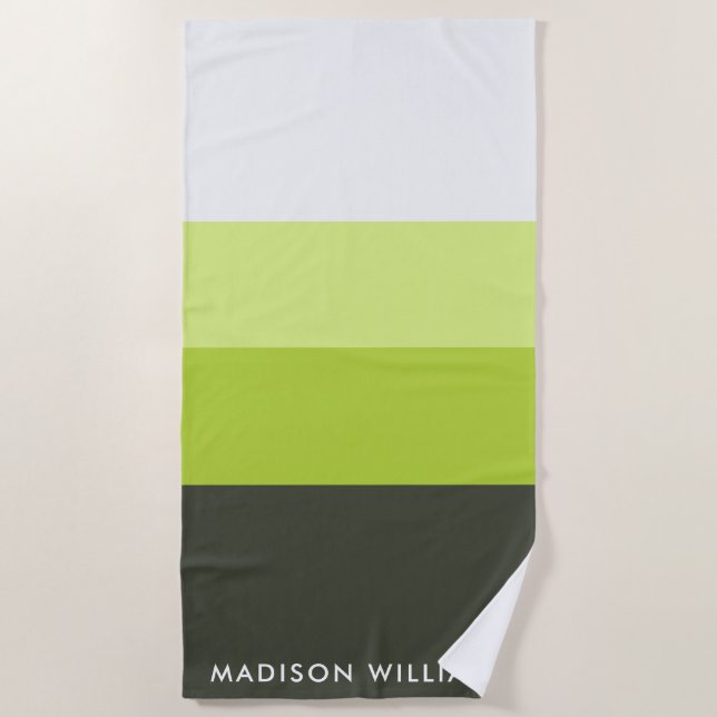 monogrammed,name, beach towel (Front)