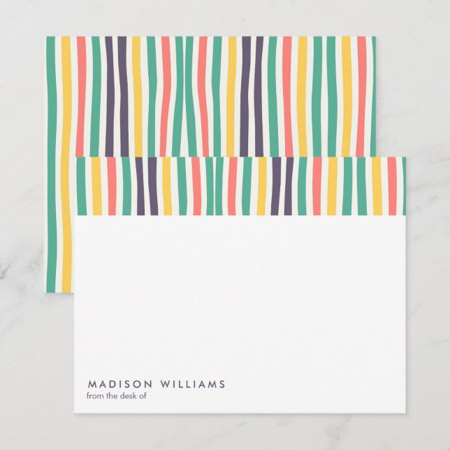 monogrammed,name, card (Front/Back)