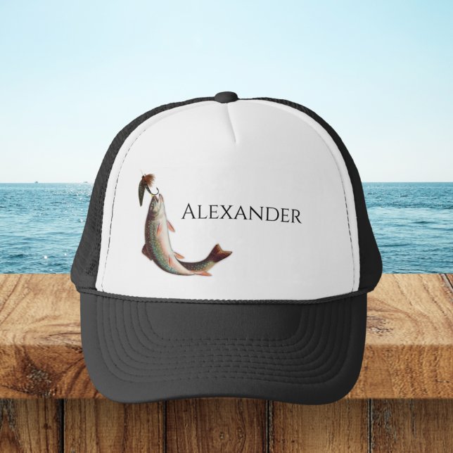 Monogrammed Name Fishermen Flyfishing Hat (Creator Uploaded)
