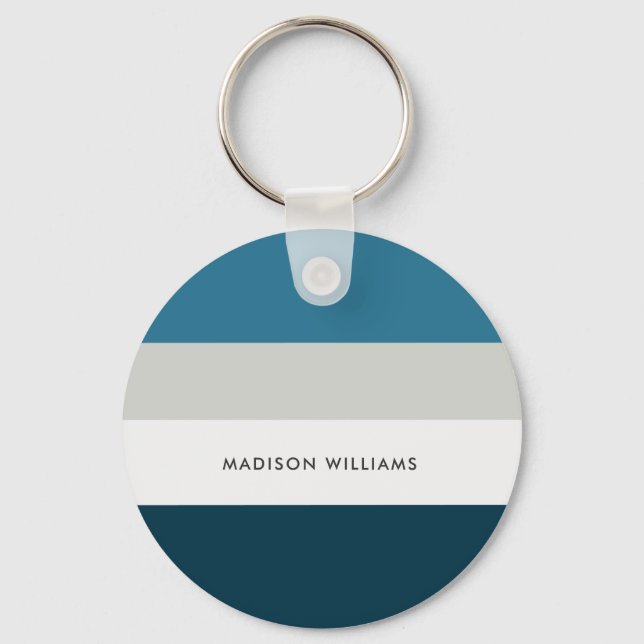 monogrammed,name, key ring (Front)