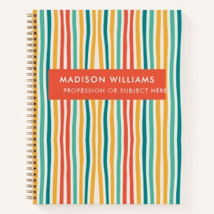 monogrammed,name, notebook