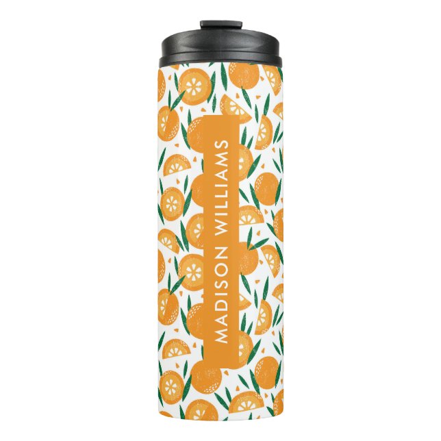 monogrammed,name, thermal tumbler (Front)