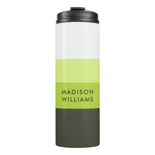 monogrammed,name, thermal tumbler (Front)