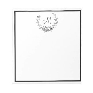 Monogrammed Note Pad