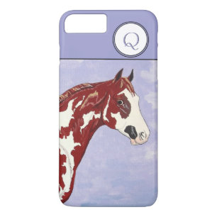 Monogrammed Overo Paint Horse Head iPhone 8 Plus/7 Plus Case