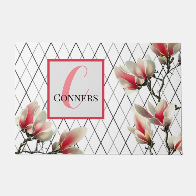Monogrammed Personalised Door Mat (Front)