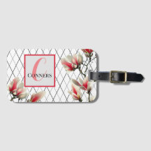 Monogrammed Personalised Luggage Tag