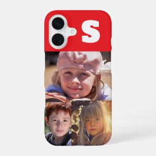 MONOGRAMMED PHOTO COLLAGE IPHONE CASE CUSTOM