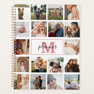Monogrammed Photo Collage Personalised 2022 Planner