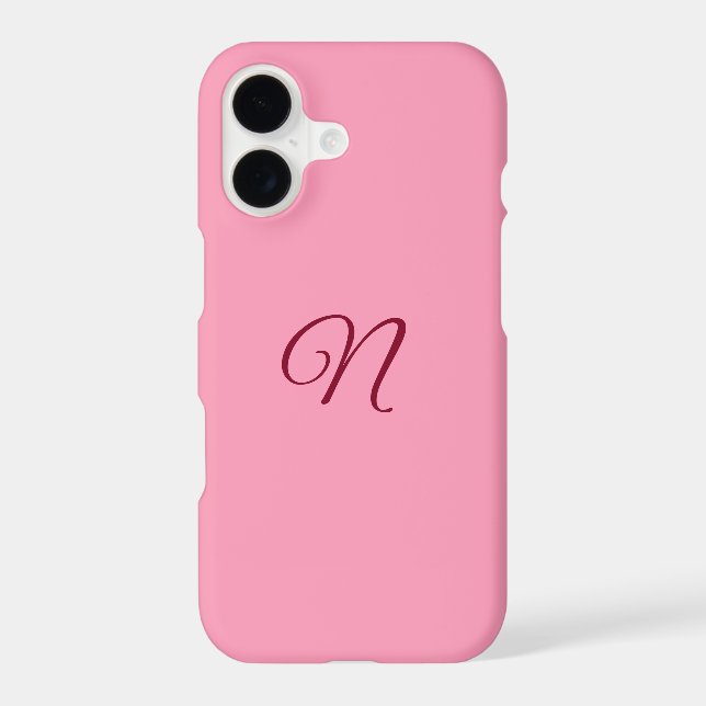 Monogrammed pink  (Back)