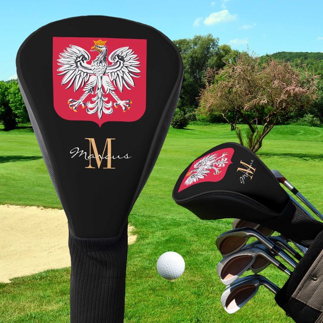 Monogrammed & Polish Flag Golf Clubs Covers (Creator Uploaded)