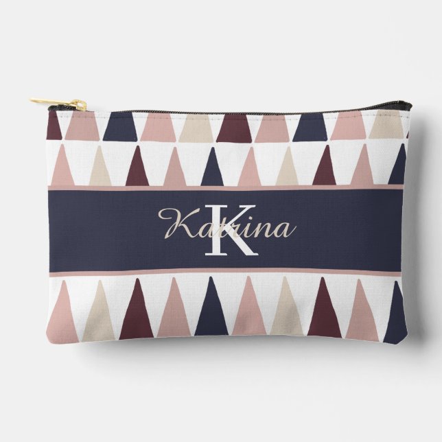 Monogrammed Print Cut Sew Bag (Front)