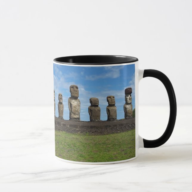 Monogrammed Rapa Nui Coffee Mug (Right)