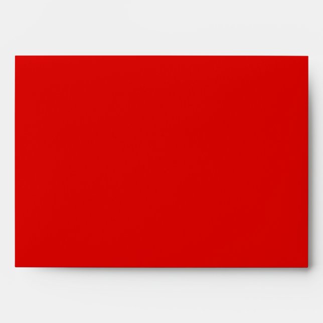 Monogrammed Red Envelope (Front)