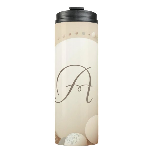 Monogrammed Sphere Harmony Thermal Tumbler (Front)