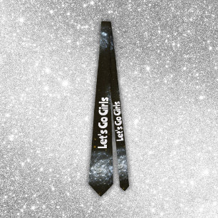 Monogrammed Spiral Galaxy   Tie