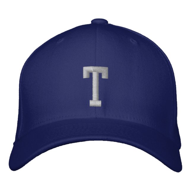 Monogrammed T Adjustable Cap (Front)