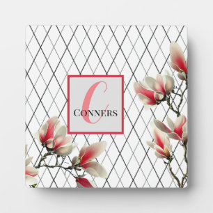 Monogrammed Tabletop Plaque with Easel