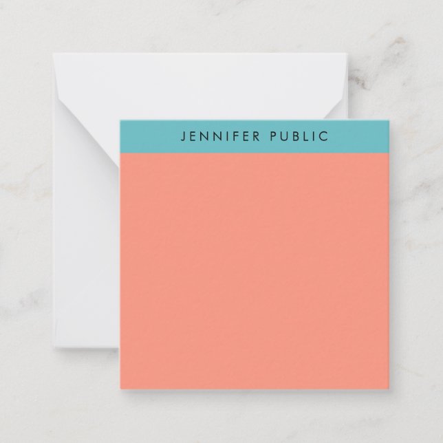 Monogrammed Template Elegant Colours Minimalist (Front)