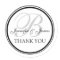 Monogrammed Thank You for Weddings
