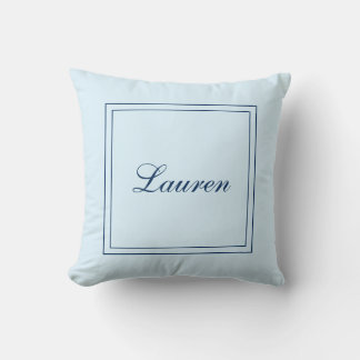 Monogrammed Throw Pillow