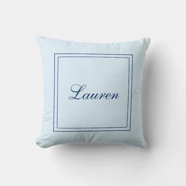 Monogrammed Throw Pillow (Front)