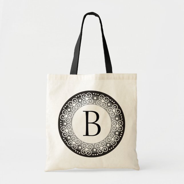 Monogrammed tote bags (Front)