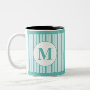 Monogrammed  Two-Tone coffee mug