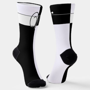 Monogrammed V Socks