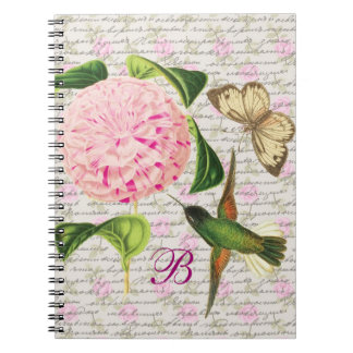 Monogrammed Vintage Dream Notebook
