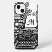 Monogrammed Vintage Writer's Theme Colour Me
