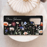 Monogrammed Watercolor Colourful Wildflower Meadow Samsung Galaxy Case<br><div class="desc">Introducing our Monogrammed Watercolor Colourful Wildflower Meadow Samsung phone case A pretty blooms and nature vibes addition to your electronic decor. Suitable as gift for flower and nature lovers.</div>