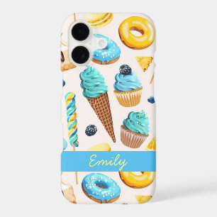 Monogrammed Yummy Ice Cream Doughnuts Cup Cake